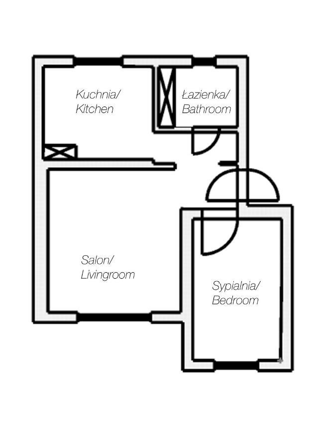 Centrally Located Island Apartment Gdańsk Kültér fotó